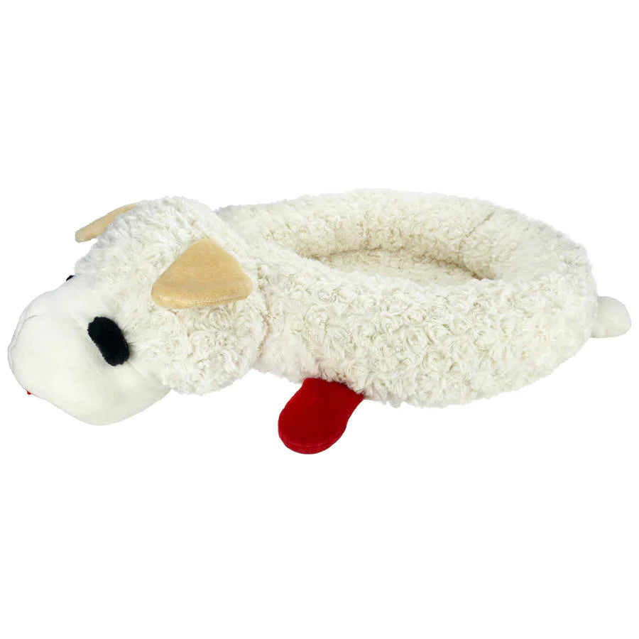 Multipet Licensed Shari Lewis Lamb Chop Bed (Bolster) Medium Pawprint